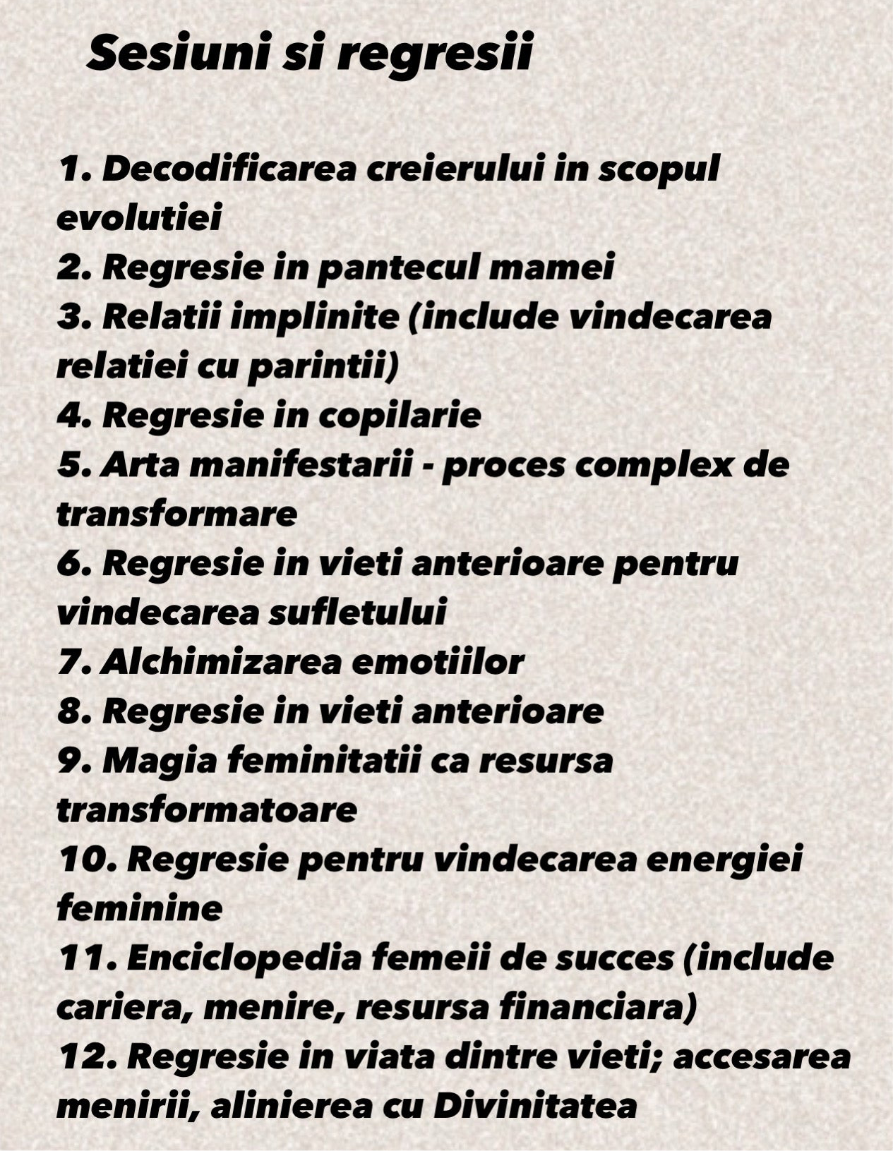 Femei din infinit - Program terapeutic complex preinregistrat