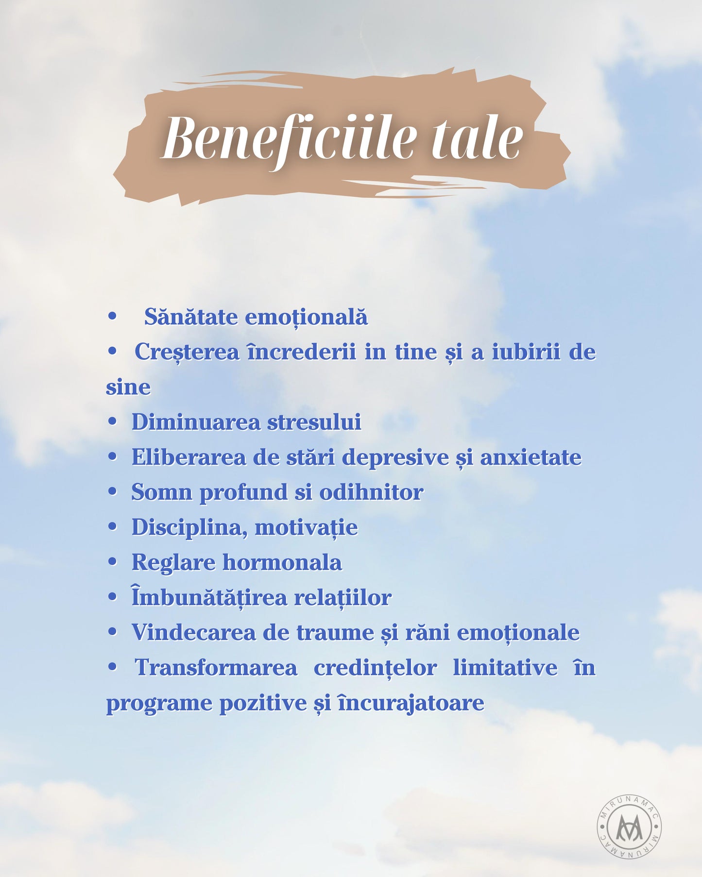 Renașterea: Enciclopedia vindecării - Program terapeutic