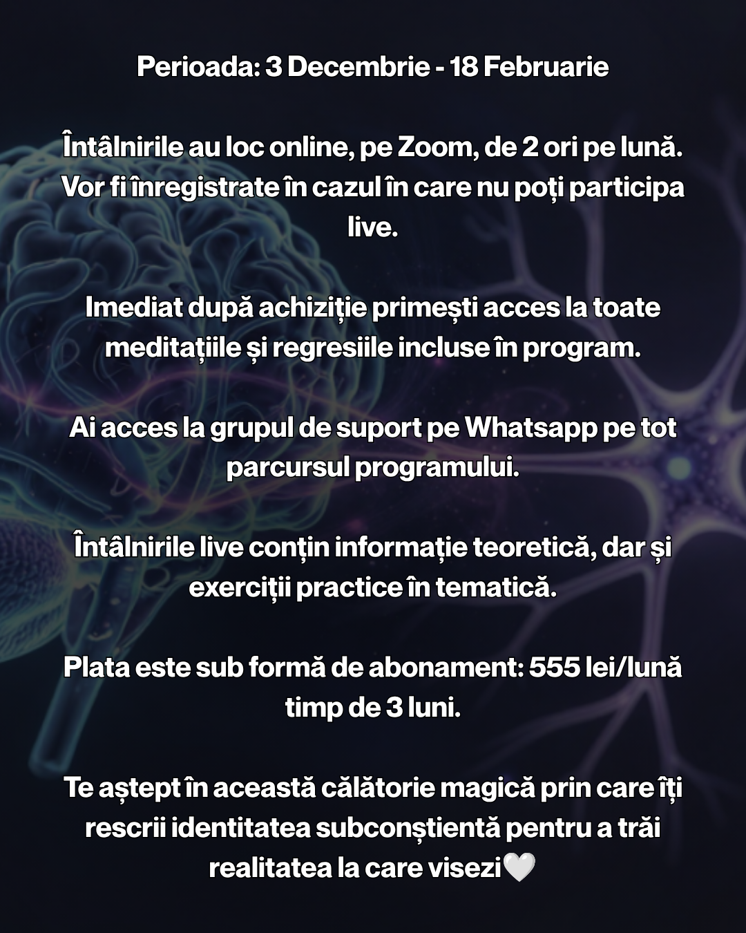 Neuro-Identity Shift - Program terapeutic de elevare a identității subconștiente