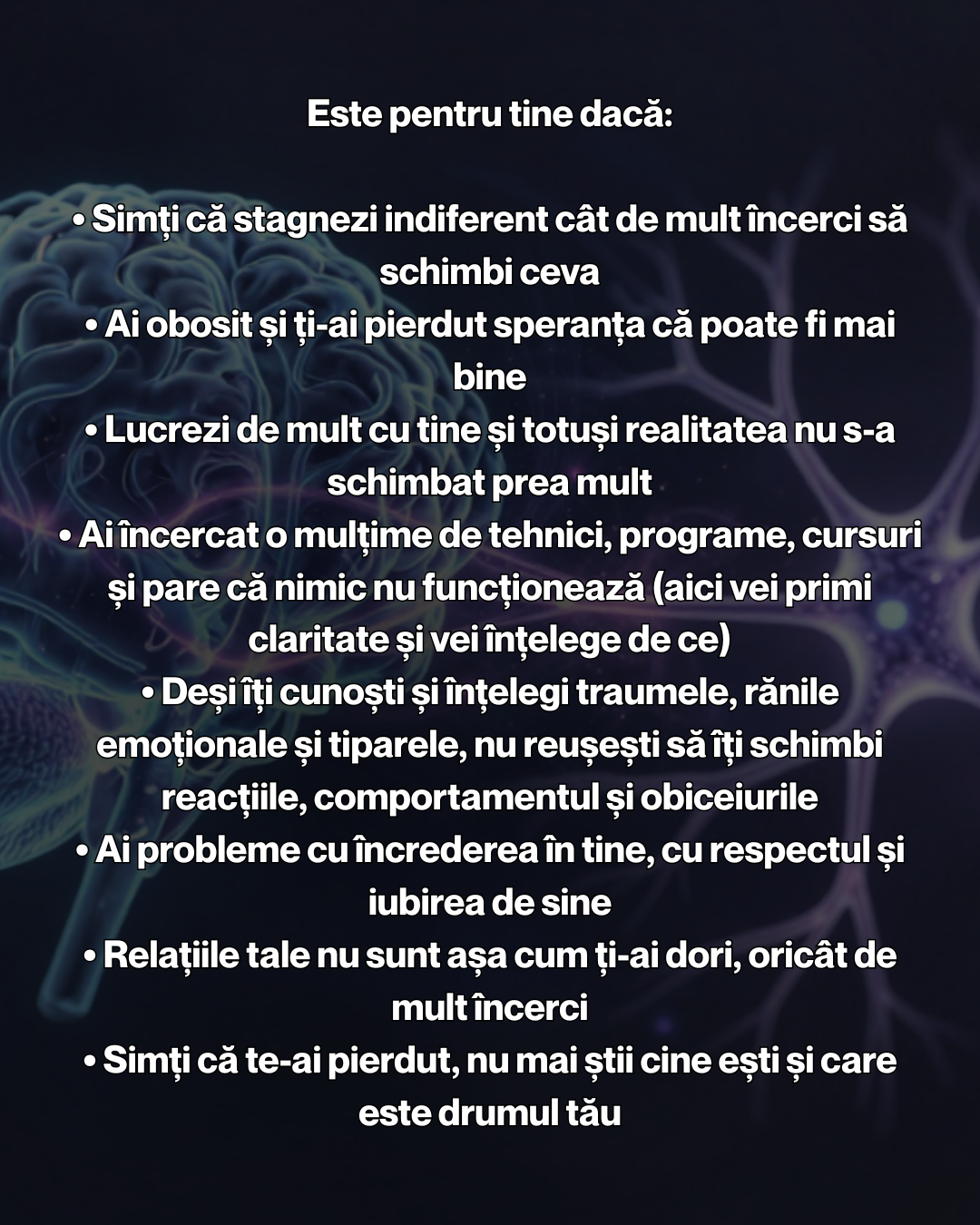 Neuro-Identity Shift - Program terapeutic de elevare a identității subconștiente